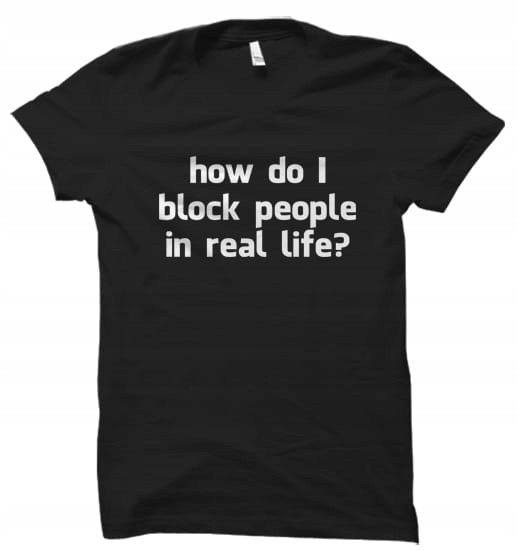 

How Block People koszulka damska