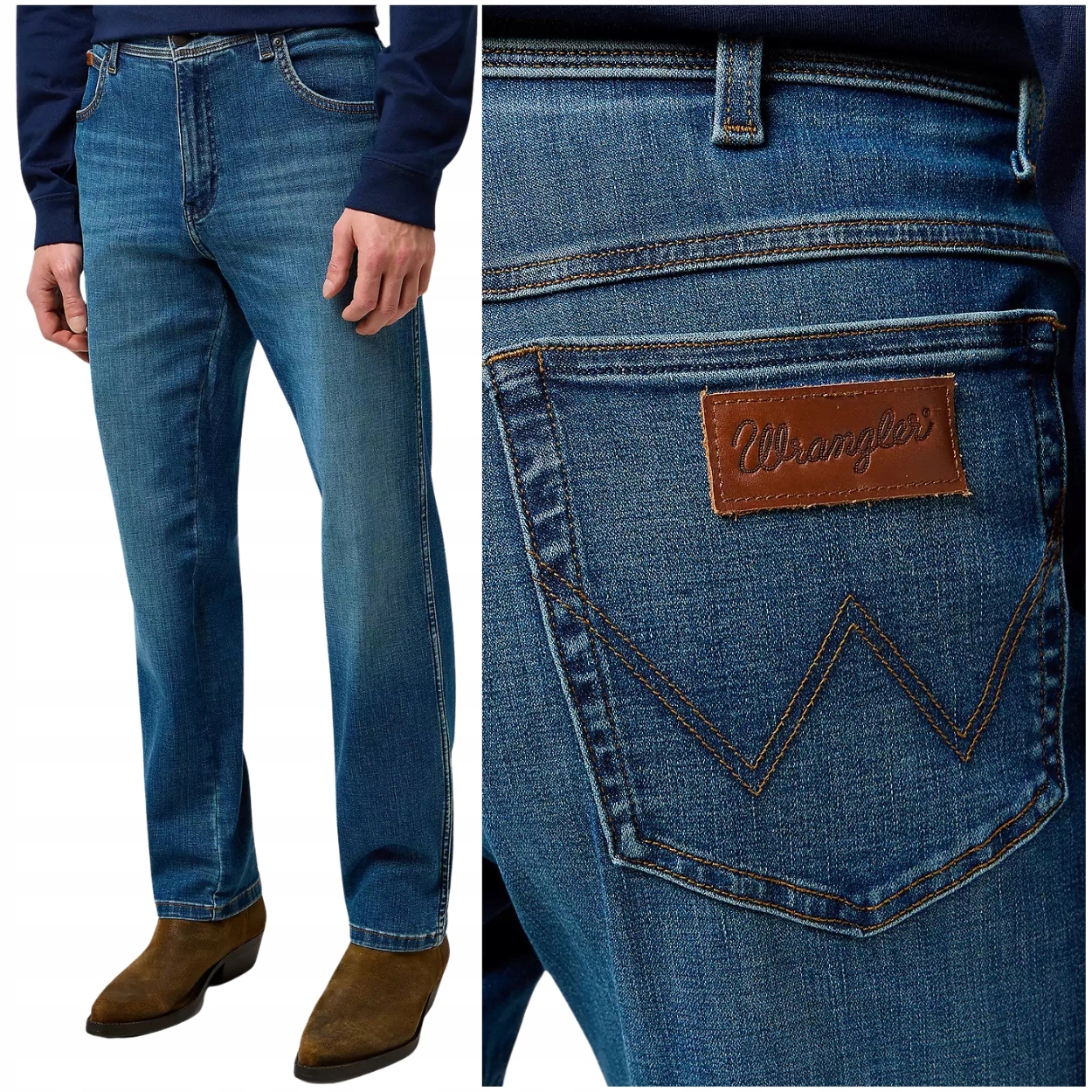 Wrangler Texas Rouge Free To Stretch pohodlné kalhoty W33 L32