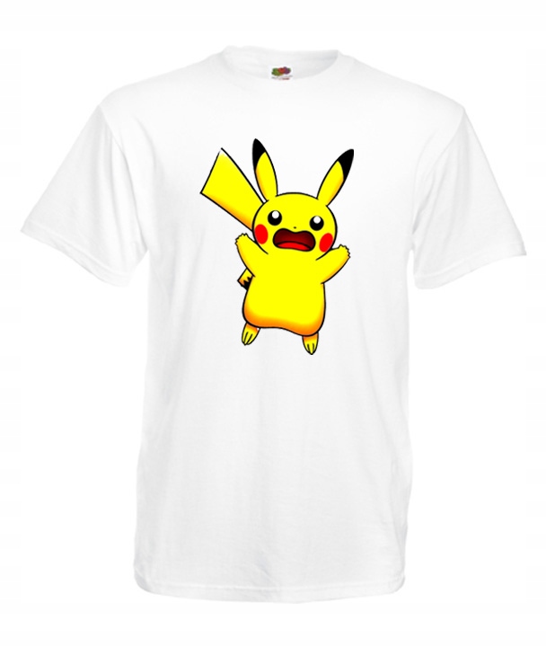 

XXL Koszulka Męska Pokemon Go Pikachu Pokeball