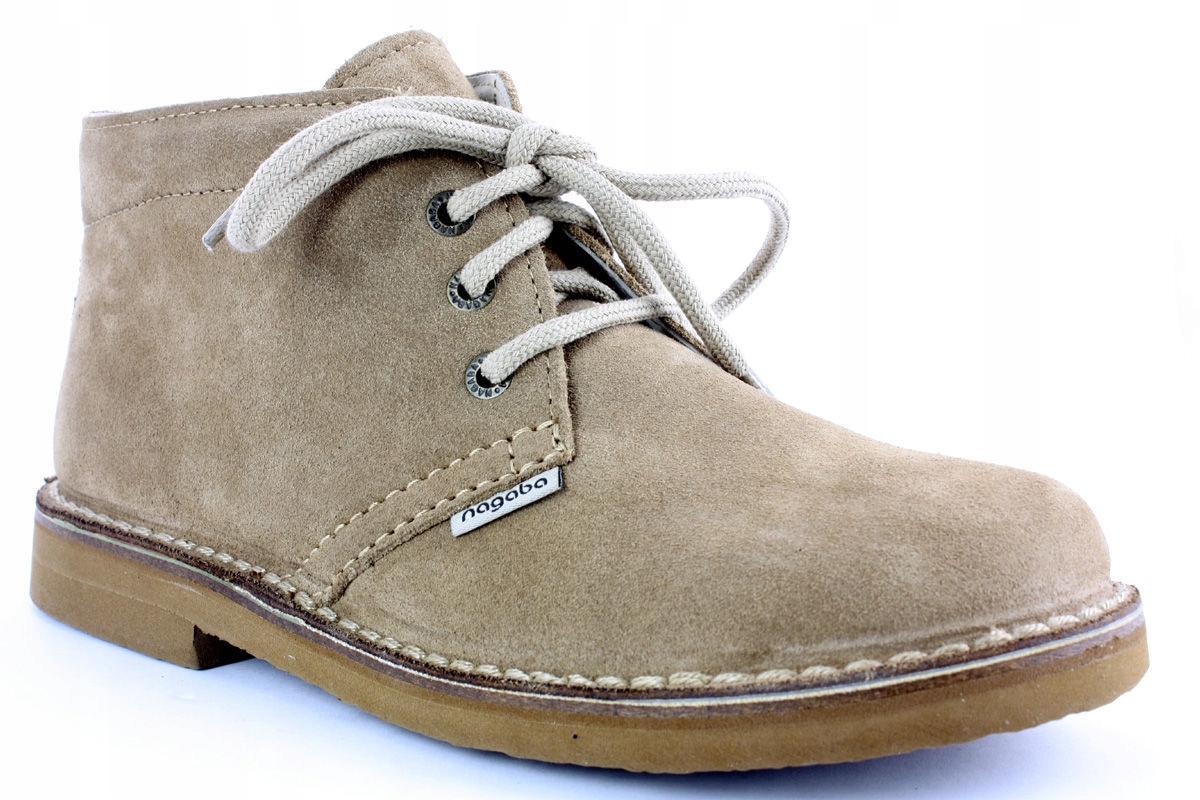 

Półbuty Nagaba 075 beż welur R48