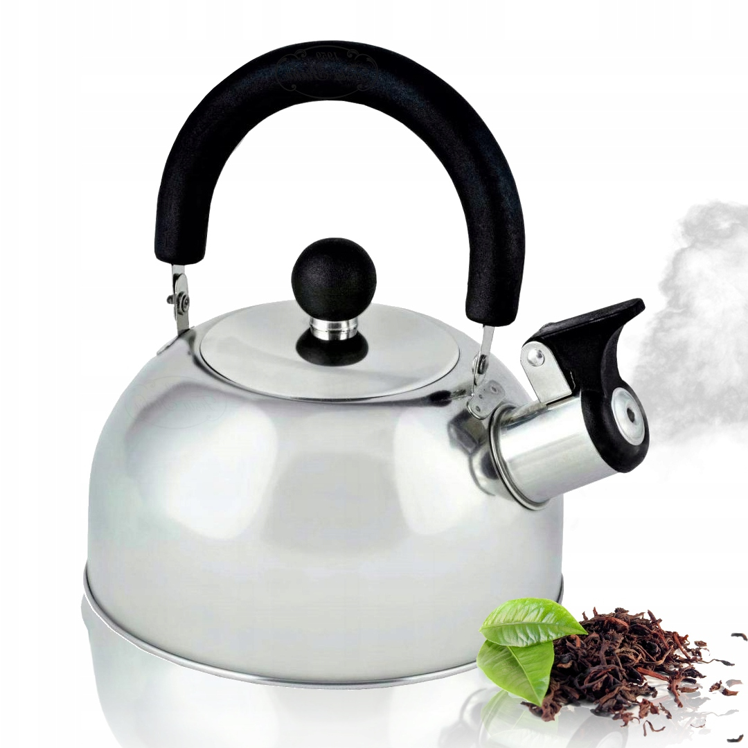 CZAJNIK Z GWIZDKIEM STALOWY NA KUCHENKĘ GAZOWĄ 2L