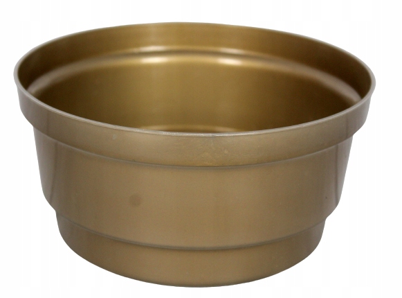 

Doniczka Nagrobna Misa Donica 15CM Złota