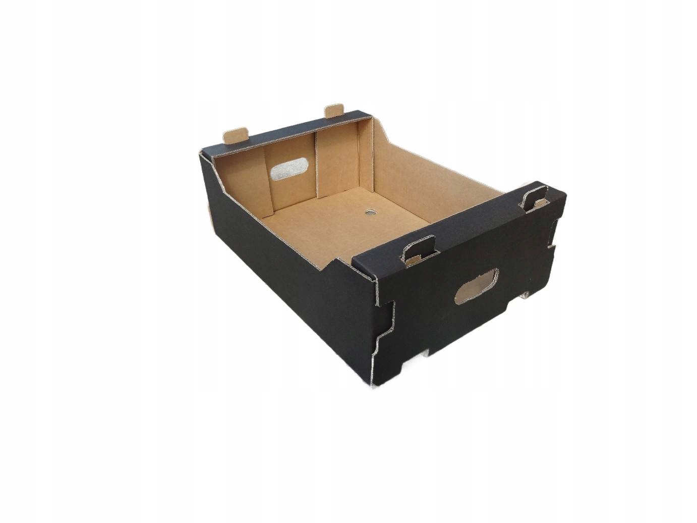 Skrzynka Na Pomidory Czarna Tekturowa 6kg karton 50szt. Producent