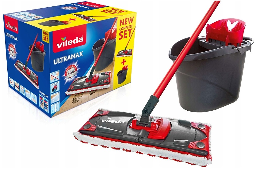 Levně Kbelík a plochý mop Vileda 34 cm