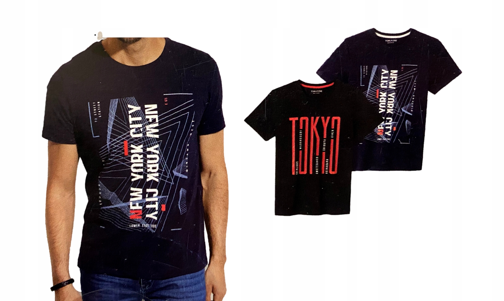 

2pak Koszulka Tshirt bluzka New York *XL