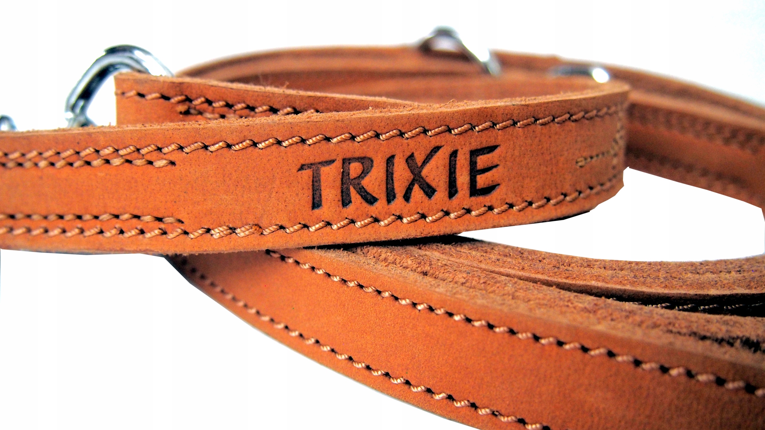 

Trixie Smycz Skórzana Składana Szyta Dla PSA2cm/2m