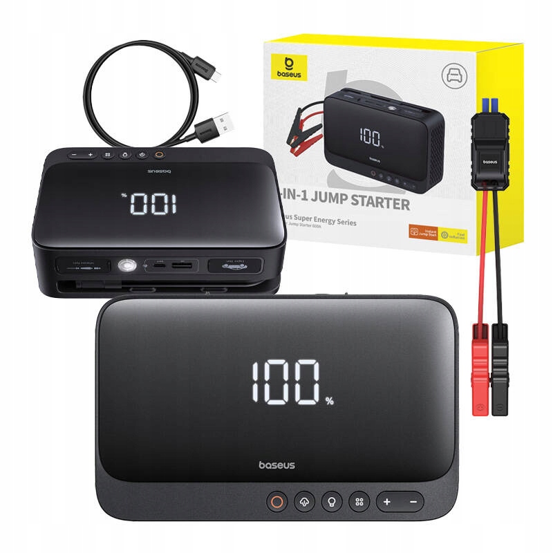 Baseus Powerbank Startér Energy Car Jump Starter 600A 6000 mAh