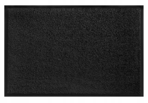 Rohožka čierna vstupná pod dvere 90x150 cm čierna
