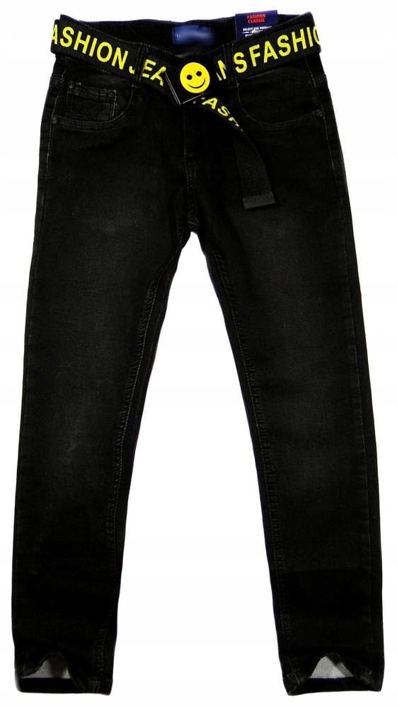 

czarne Spodnie jeans 454 Worker 134 elastyczne