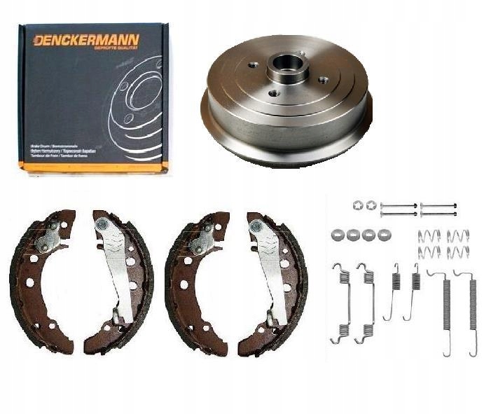 Bubny Čelisti Pružiny Opel Corsa C Sada. Bez Abs