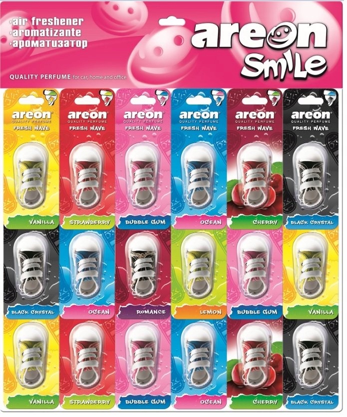 24521 - FW12 / ARE АРОМАТ AREON FRESH WAVE 18PCS MIX FW12