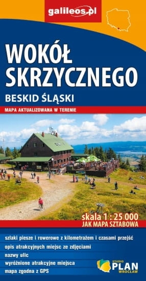 

Wokół Skrzycznego Mapa Turystyczna Beskid Śląski