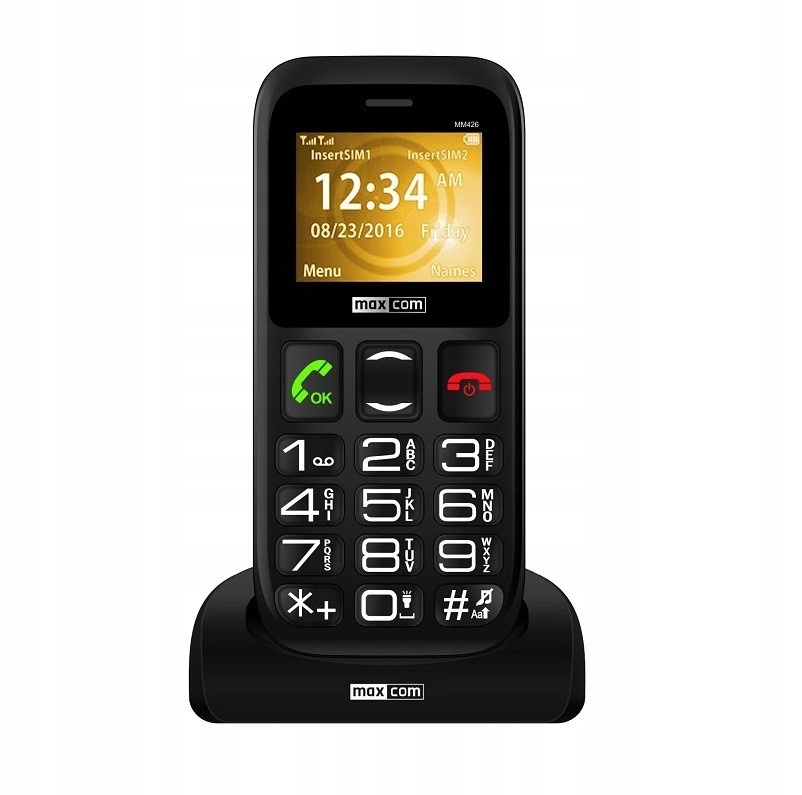 Mobilní telefon pro seniory Maxcom Comfort MM426 Se Černý 1,7" Usb-c