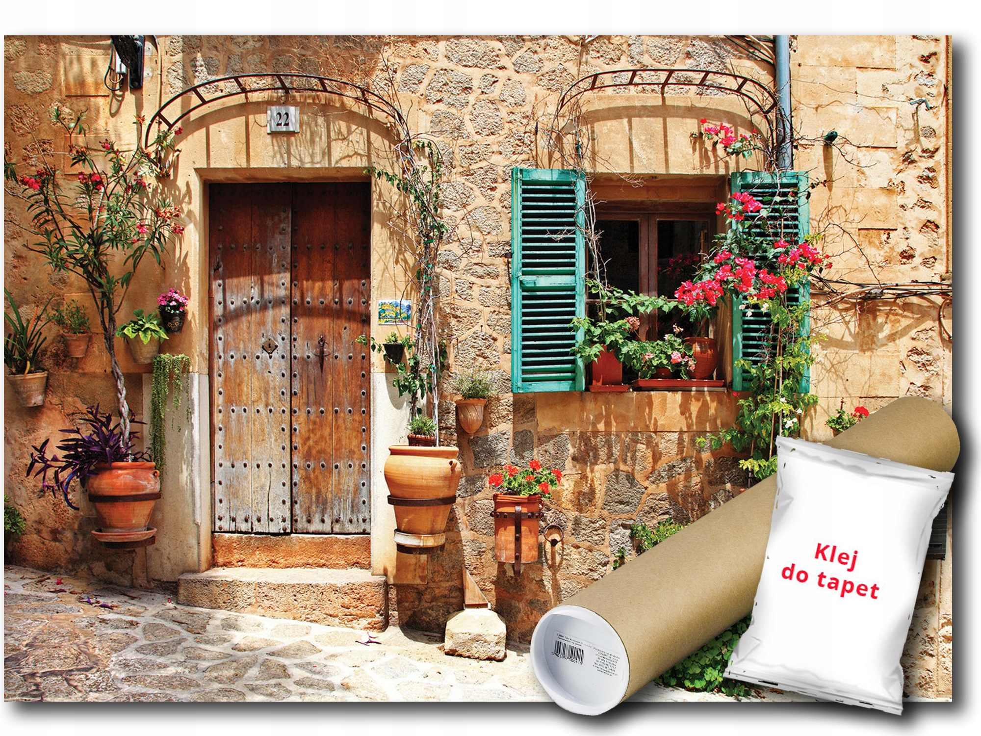 Vinylová Fototapeta Město Ulice Valldemossa Mallorca Španělsko 152x104