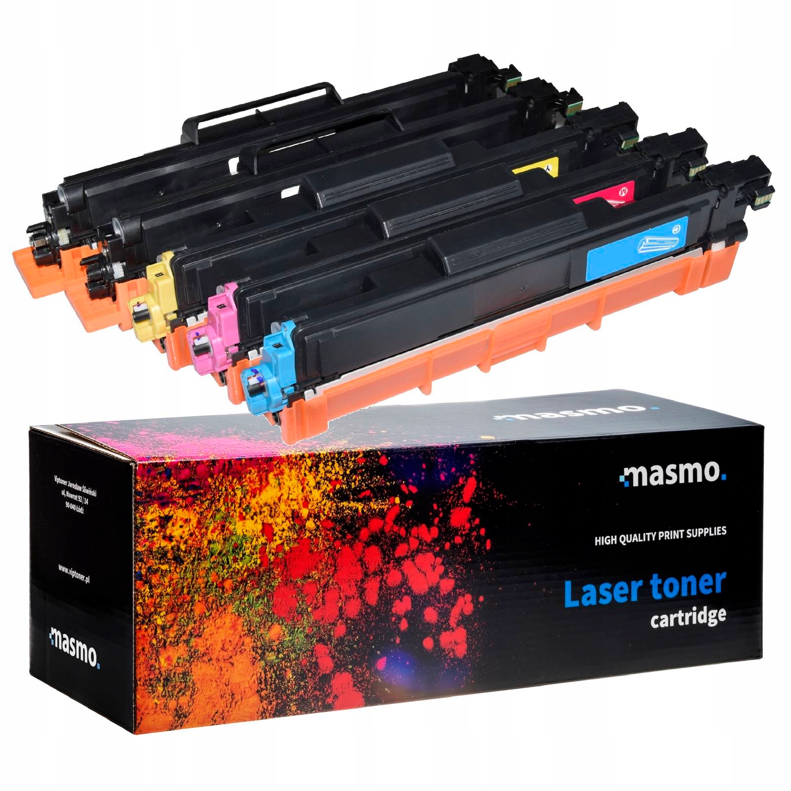 

5x tonery Cmyk TN247 TN243 do Brother DCP-L3510CDW