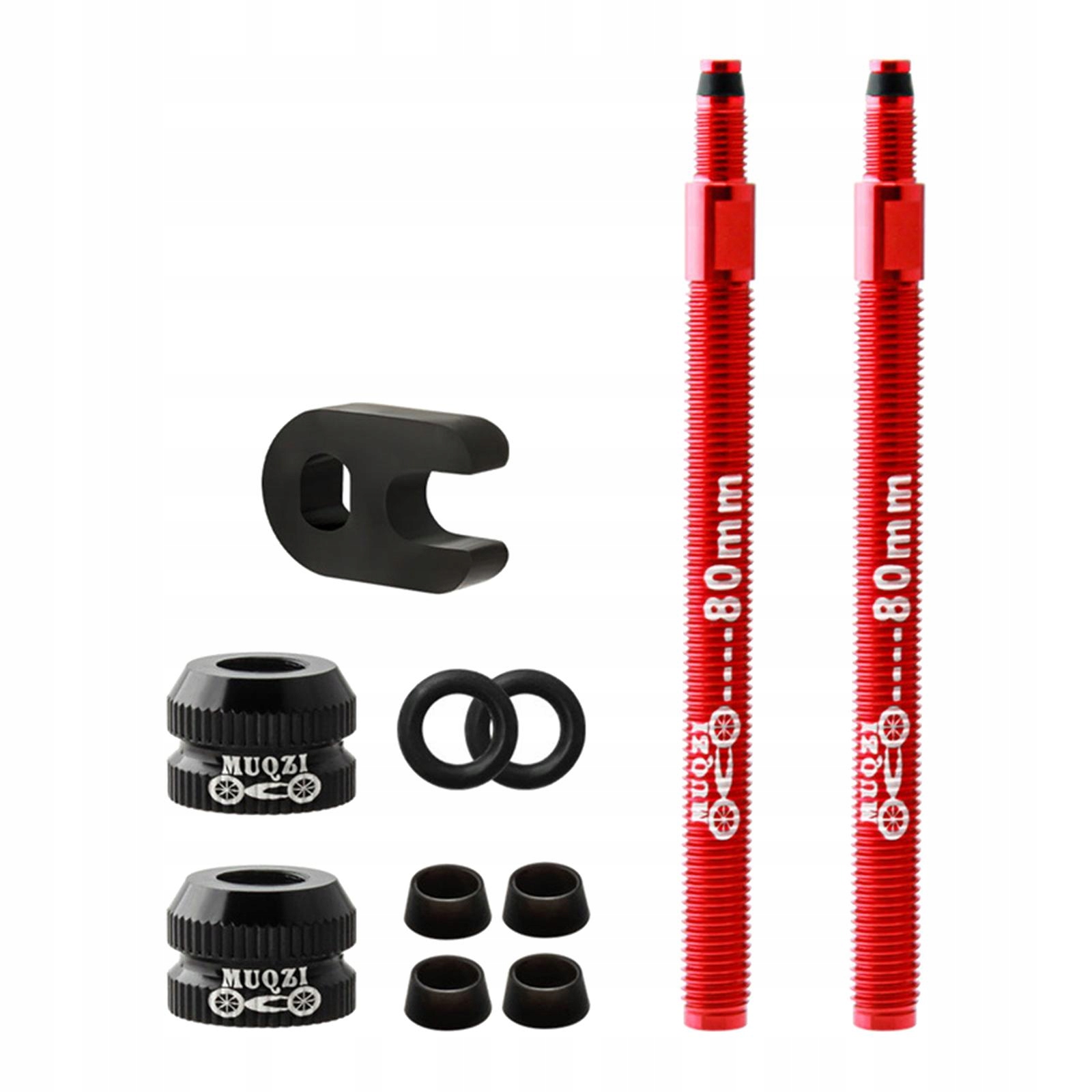 Trzpień zaworu bezdętkowego roweru, 2 szt. 80 mm c