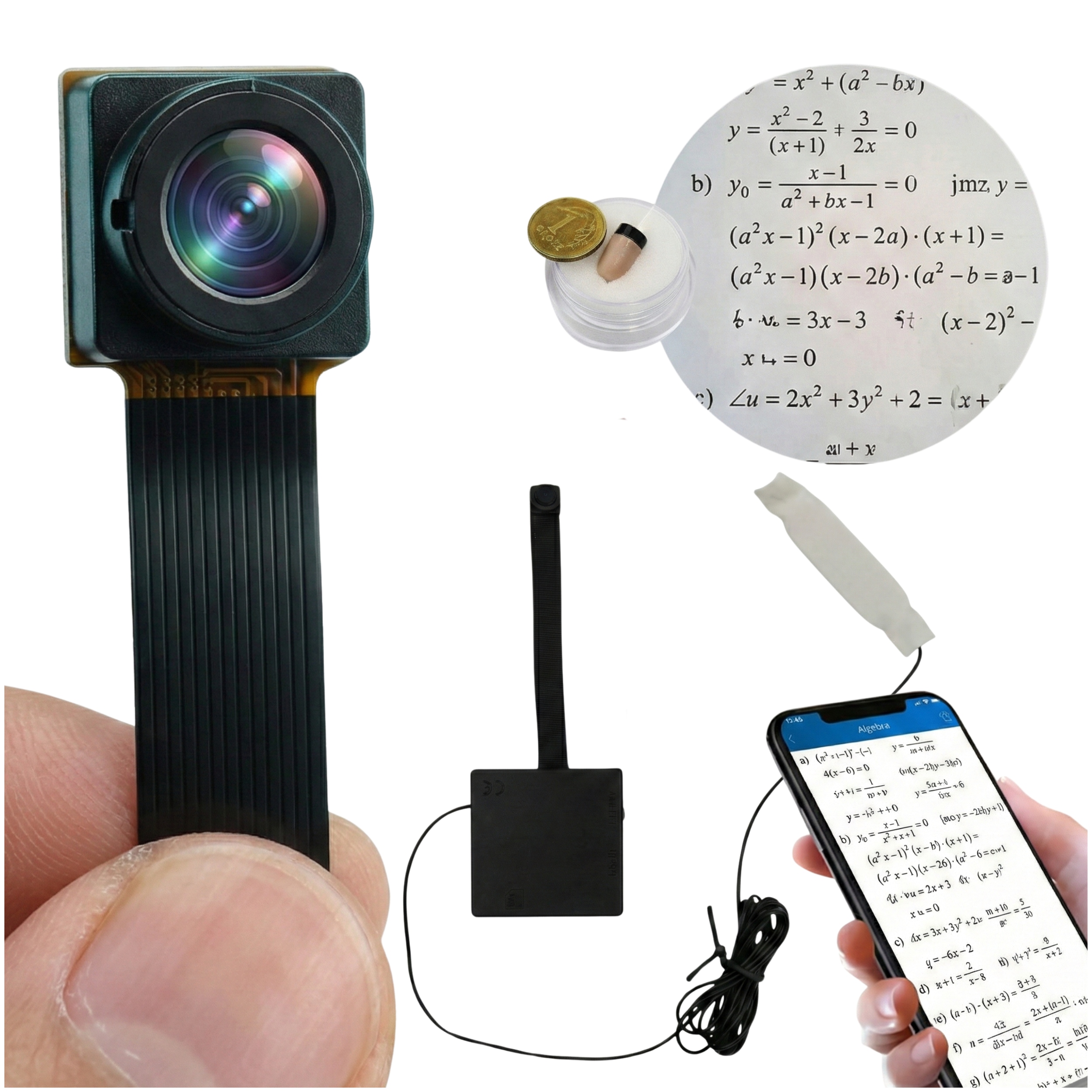 Mini kamera Wifi 4K na zkoušku pro čtení textu Nový Model student Camera