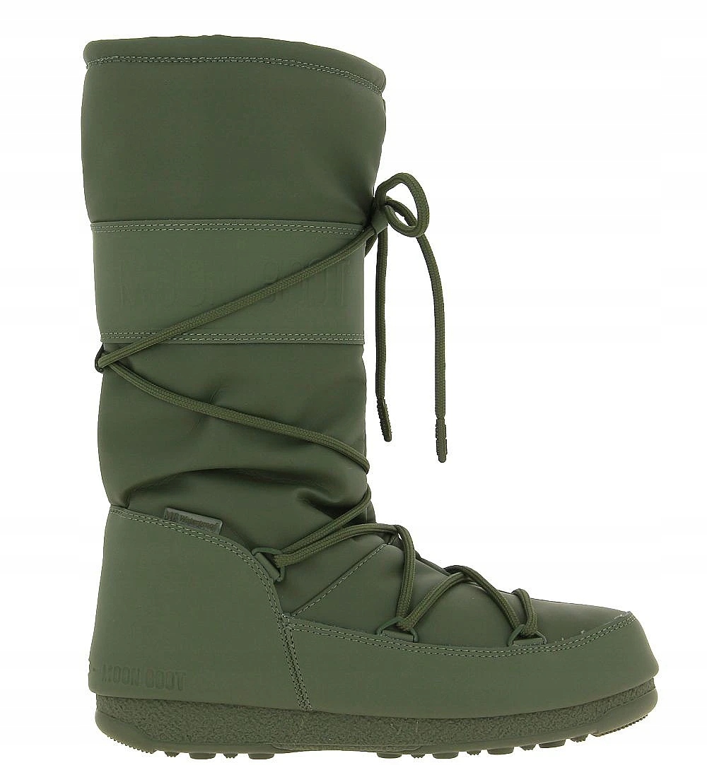 Topánky Tecnica Moon Boot High Rubber WP - Khaki