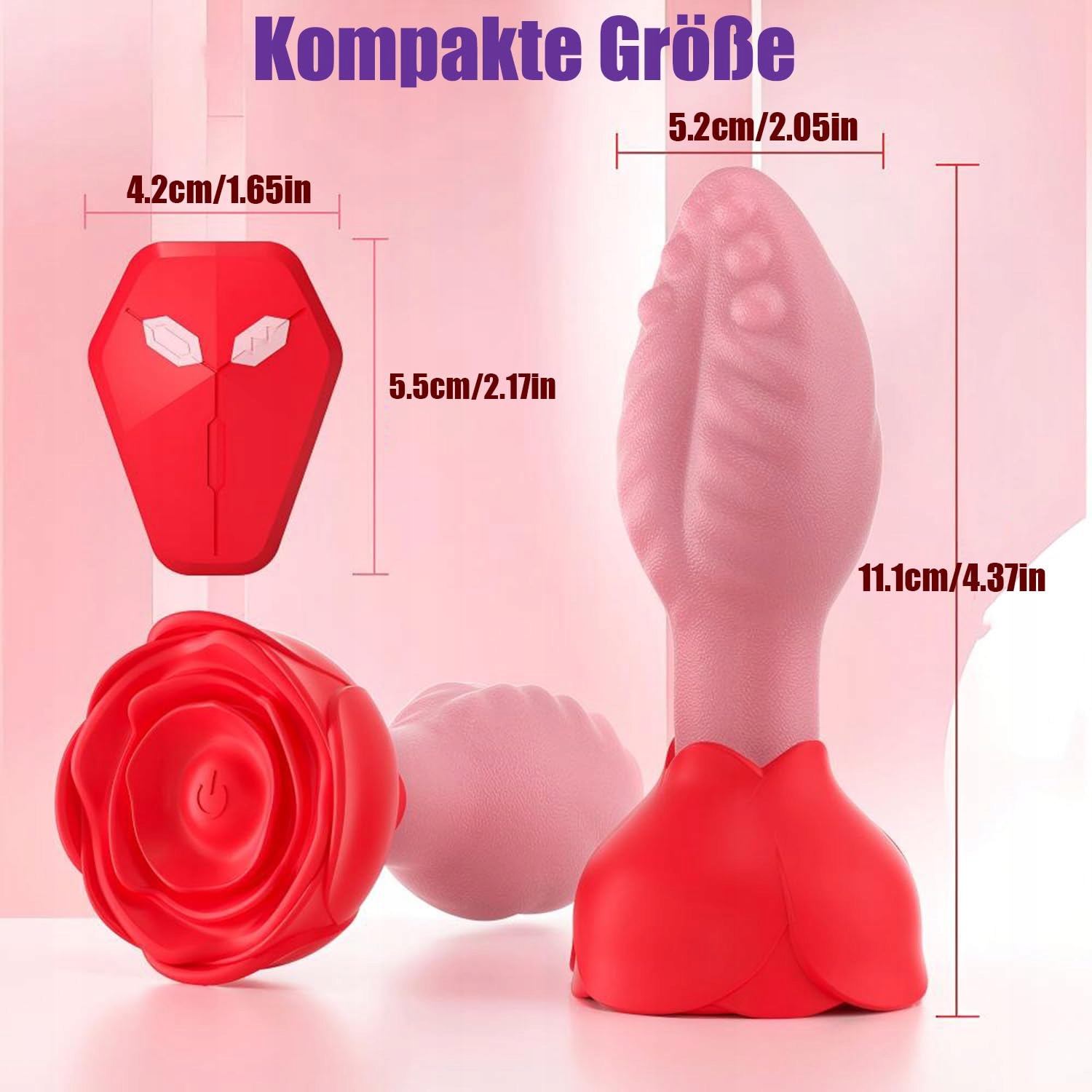 APP ANAL VIBRATOR Dla Kobiet i Mężczyzn Z 9 Trybami Wibracji — miniatura 5