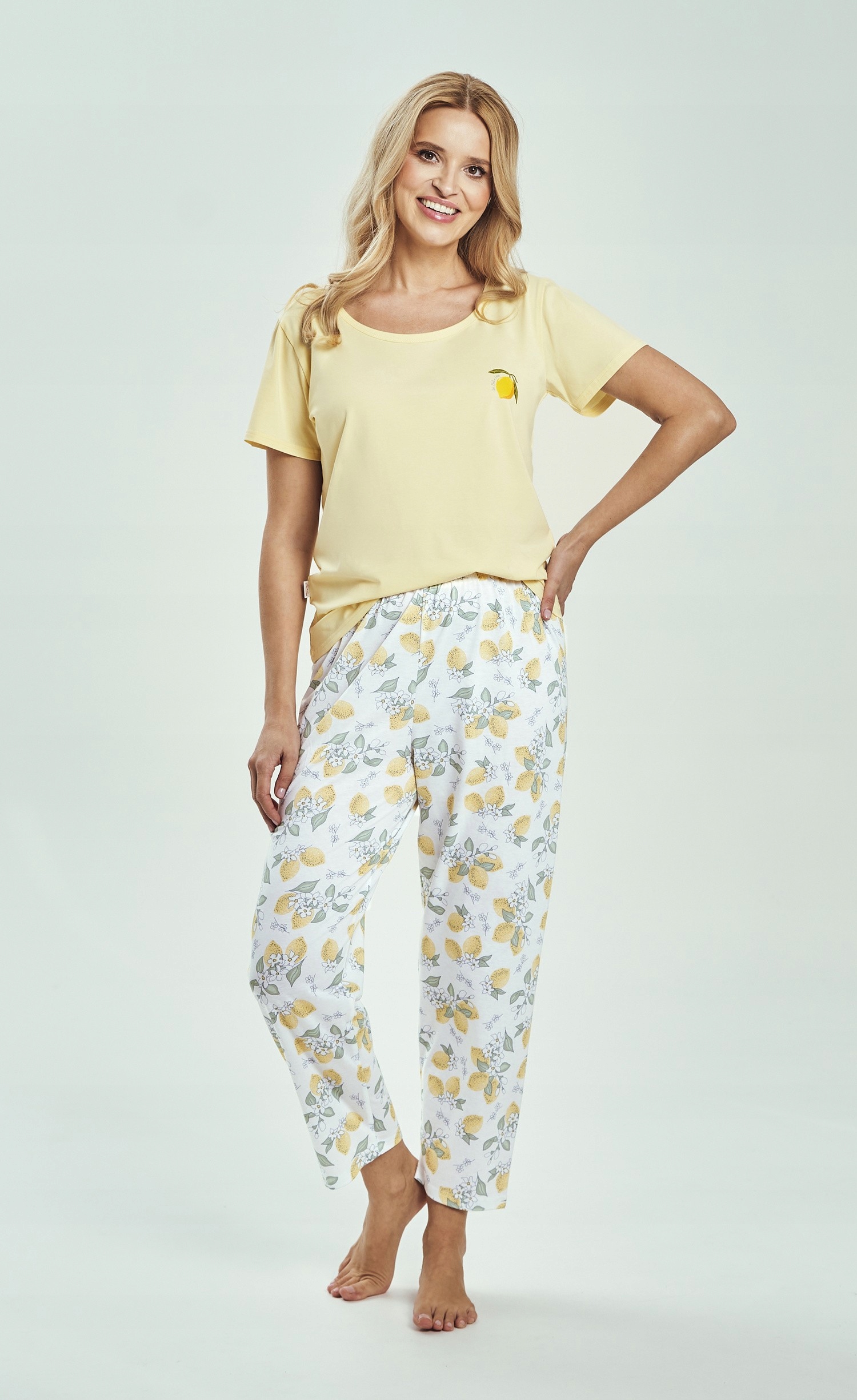 Pyžamo Frida 3532 Kr S citronové