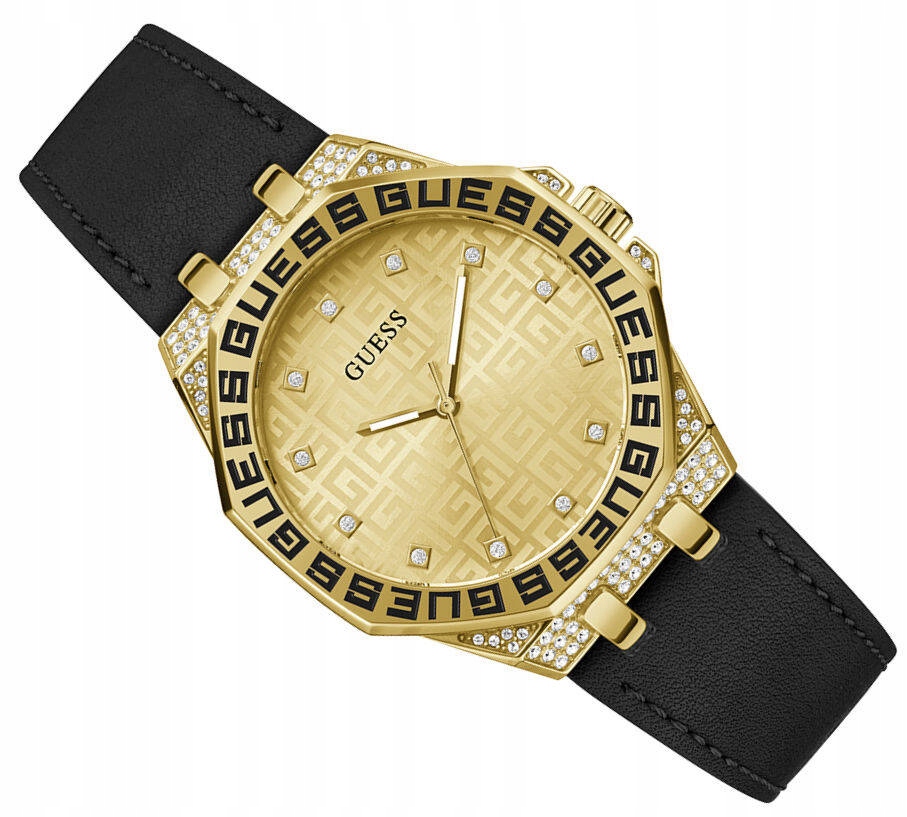 Dámské Elegantní Zlaté Hodinky Guess Insignia GW0547L3 Zirkony Vodotěsné