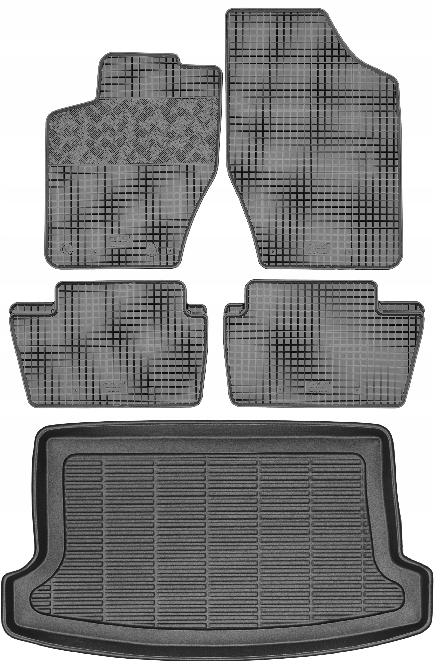 Peugeot 307 Kombi 2001-2011 Sada Gumové rohože rohož