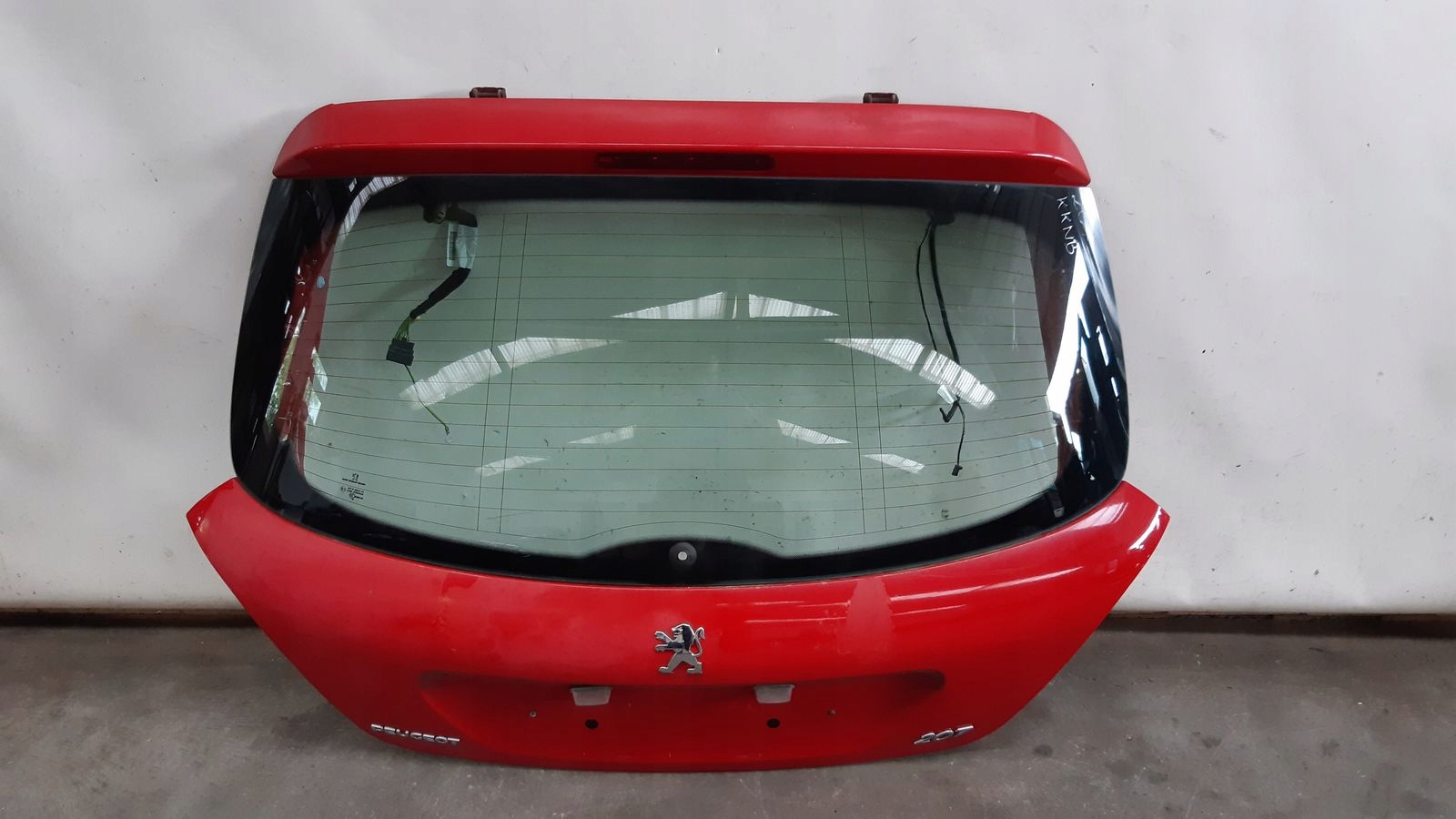 trunk door boot Peugeot 207 1,6 VTI HB KKNB 3D