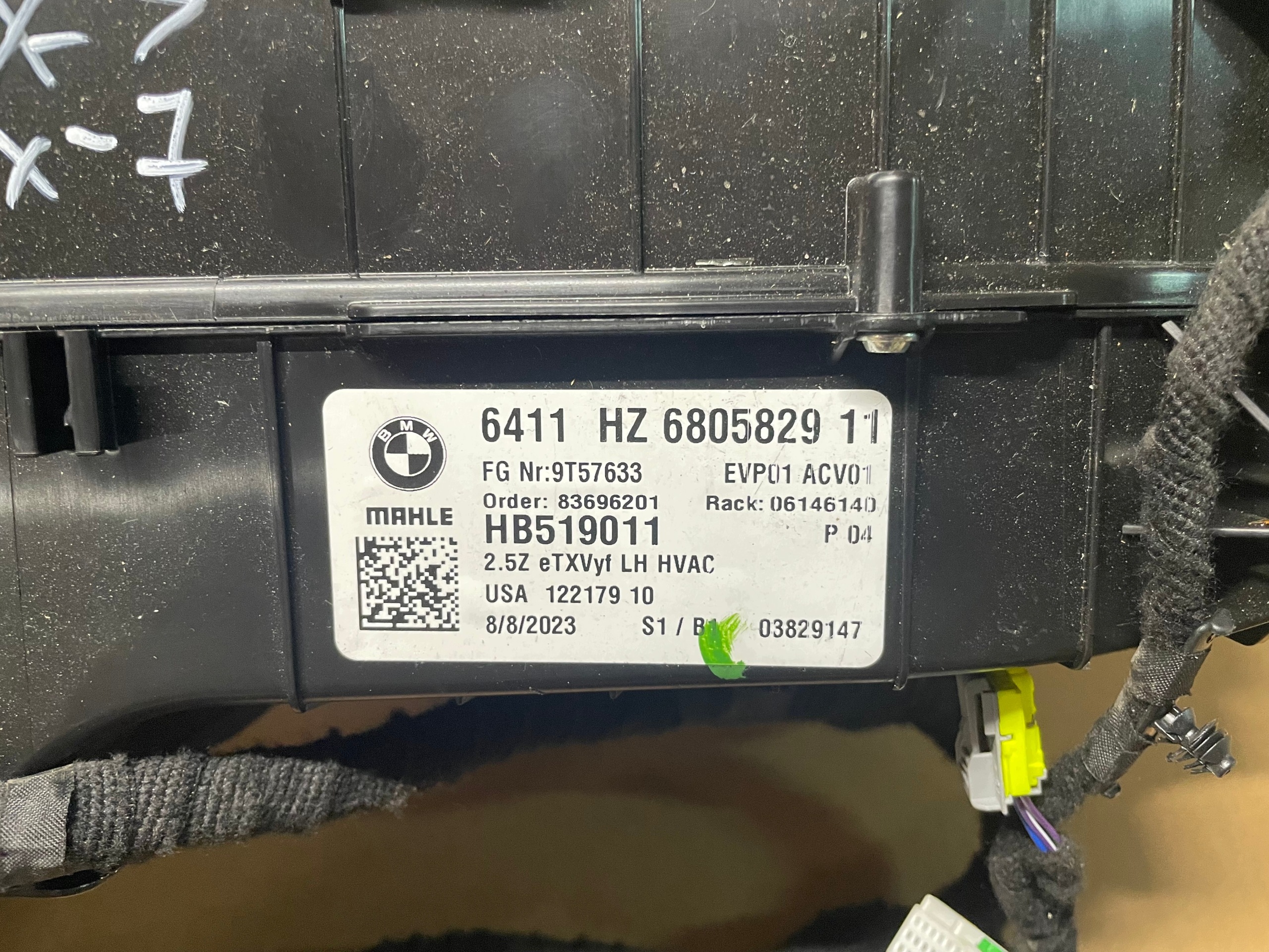 heater heating BMW X5 G05 LCI 2023r