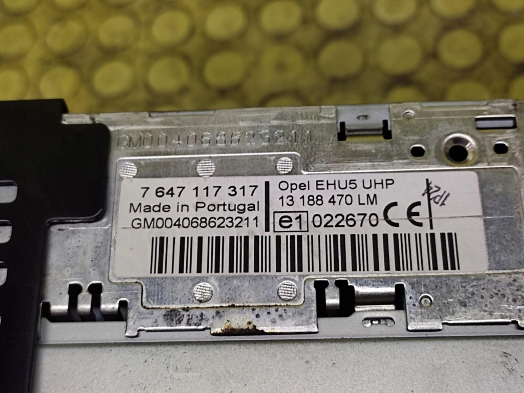 OPEL ASTRA H RADIO 13188470