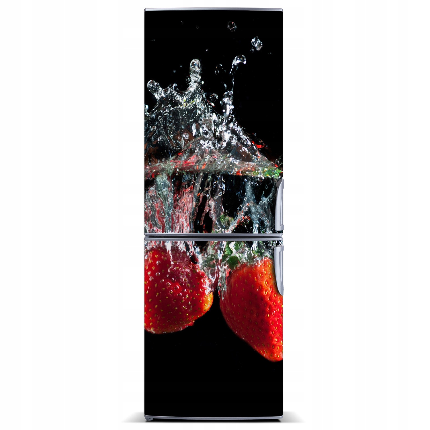 

Magnes na lodówkę Truskawki pod wodą 60x180
