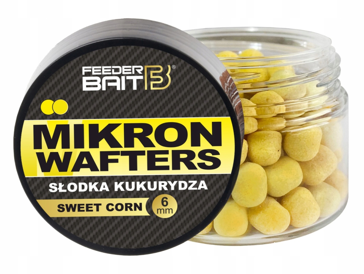 Feeder Bait Mikron Wafters Sweet Corn 6mm