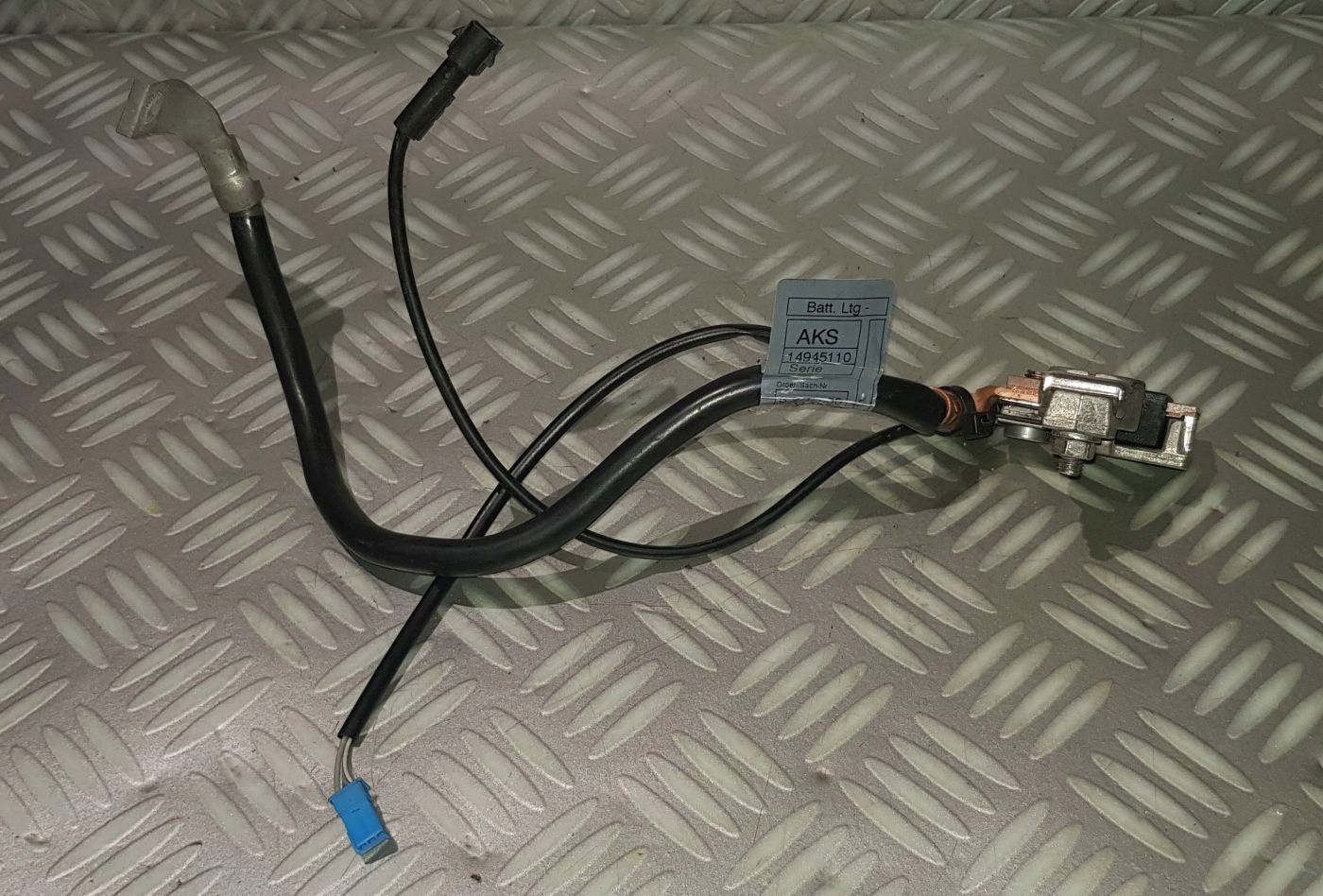 BMW 5 E60 E61 KLEMA MINUS PRZEWÓD IBS MINUSOWA AKUMULATORA 6970680 ...