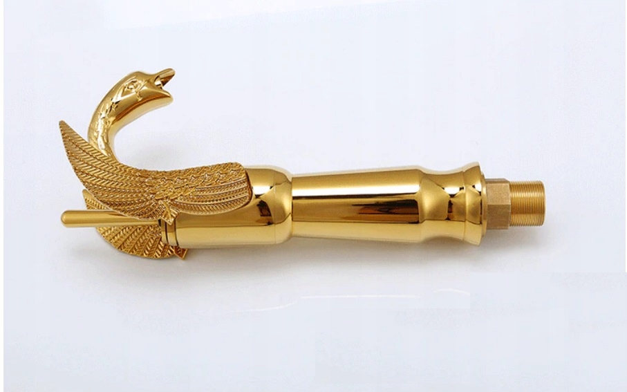 Bateria umywalkowa retro złoty łabędź Marka inna