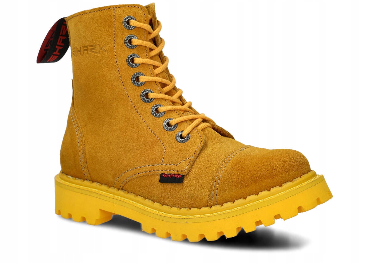 Shark Nagaba 8H Žlutý Velur Kožené Ultra Lehké Kanady Dámské