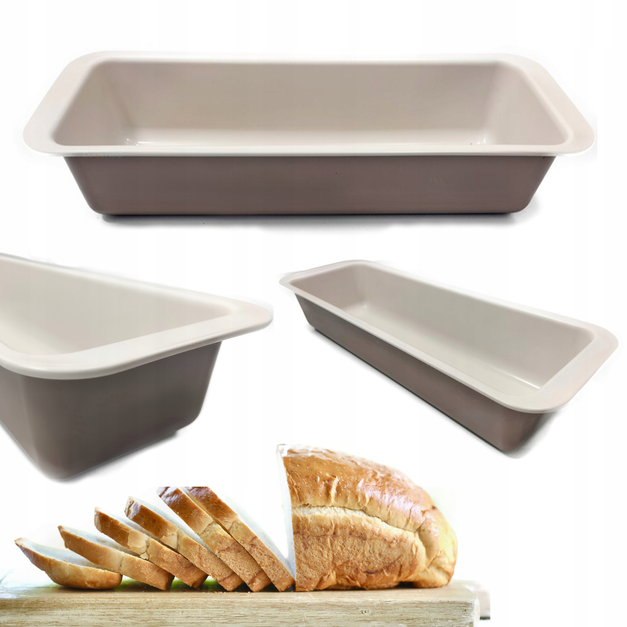 

Blacha Forma Keksówka Do Pieczenia 35x11cm Creme