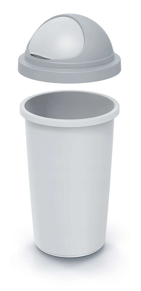 Levně Odpadkový koš Compacta R Roller objem: 30 l, barva: popelavá se světle še