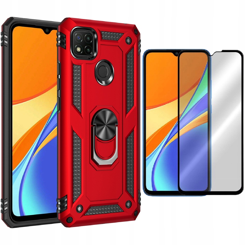 

Etui Pancerne Ring Nx Do Xiaomi Redmi 9C + Szkło