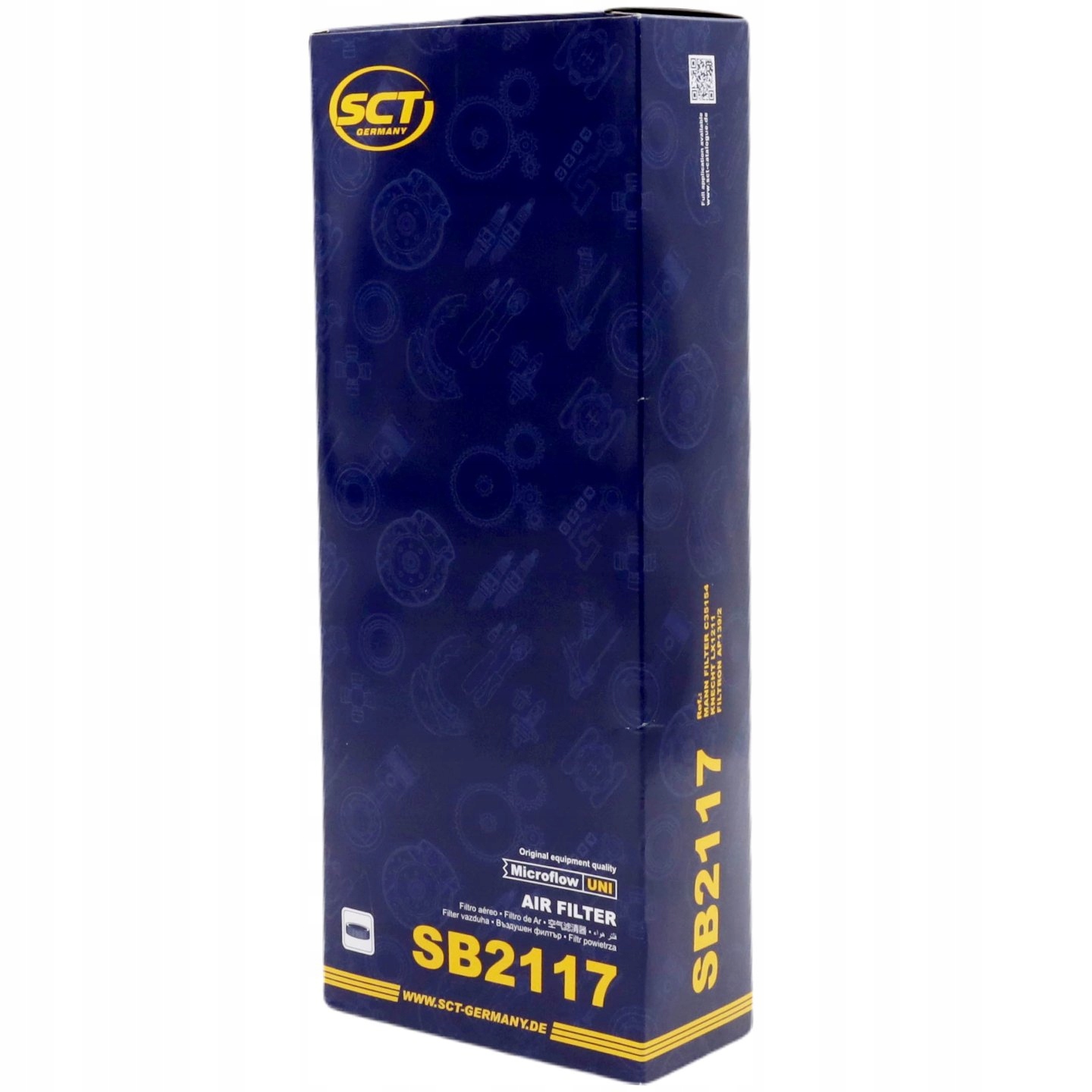 Filtr Powietrza SCT SB2117 Typ samochodu Samochody osobowe