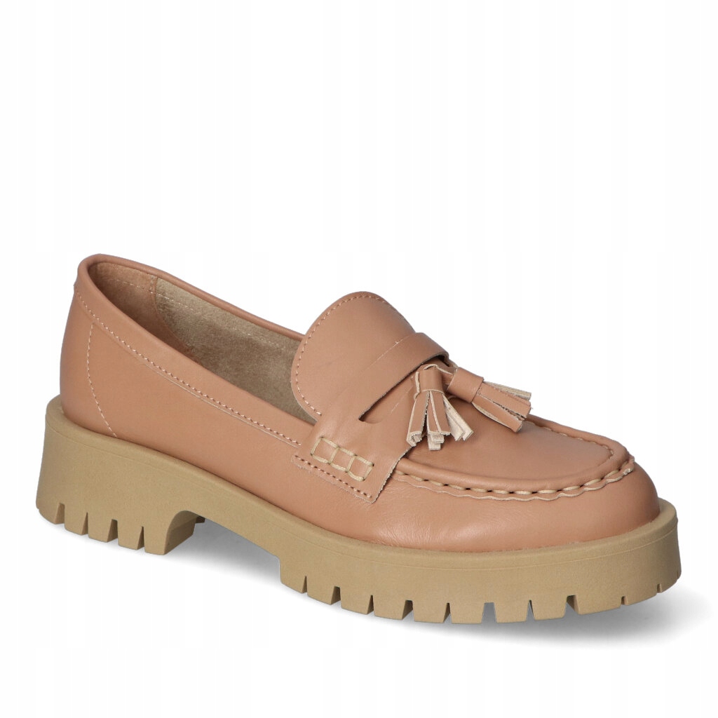 Mokasíny Chebello 2821-508/B Béžová lico 36