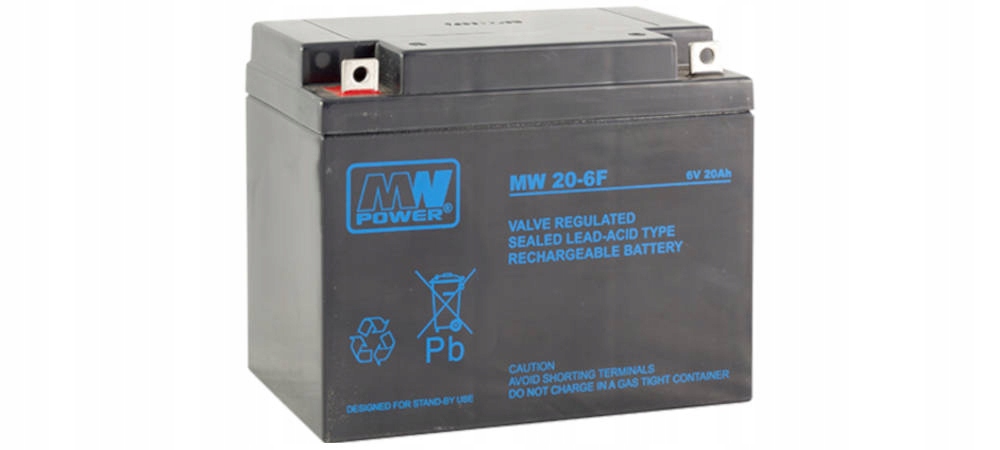 Akumulator Agm 6V/20Ah, 157*83*125 (T3) Mw 20-6F