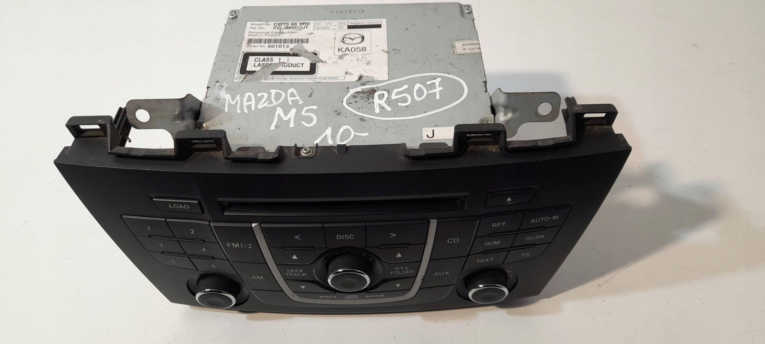 Mazda 5 CW radio CD CG15669R0 (R507)