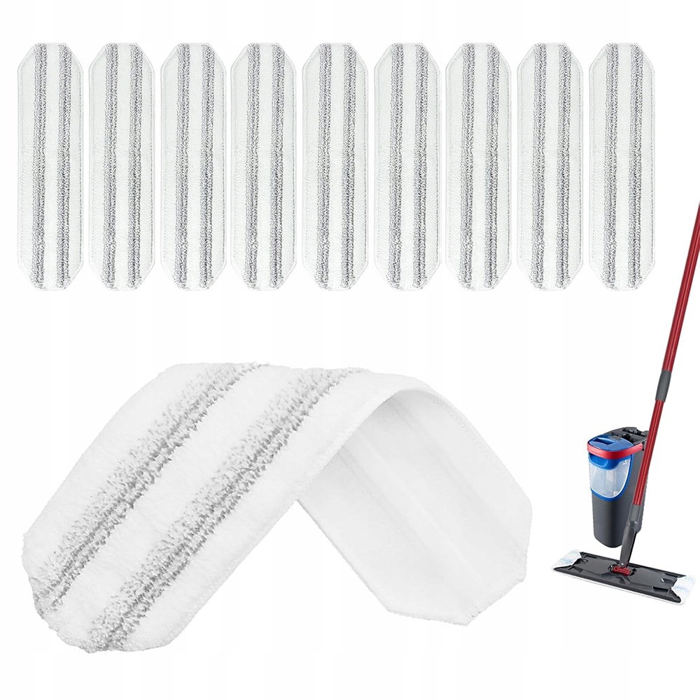 Utěrky Na Mop Trvanlivé 10 Kusů Savé Sada Na Úklid Mikrovláken