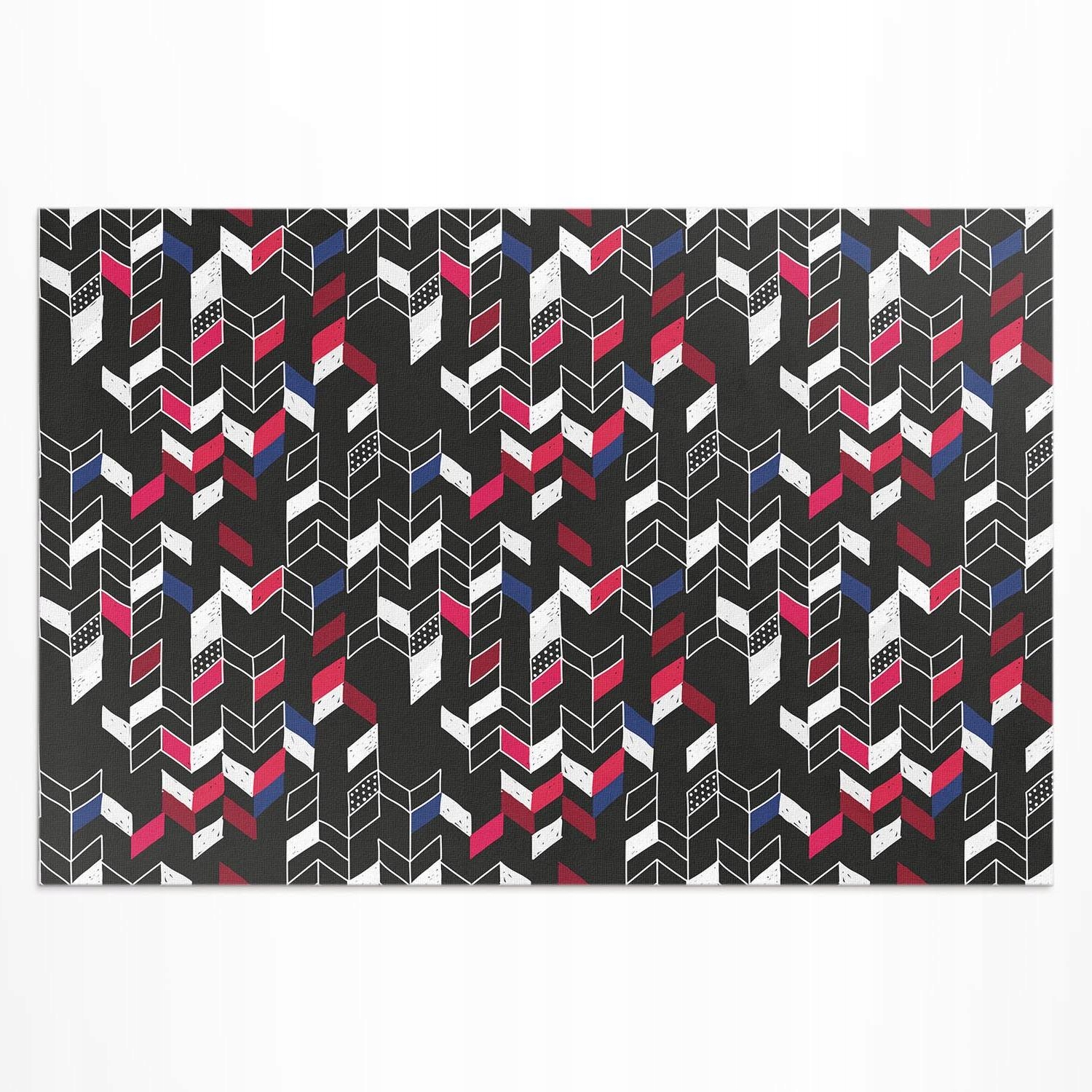 Vinylový koberec Terasa Moderný dizajn Módny geometrický vzor 100 x 150 cm