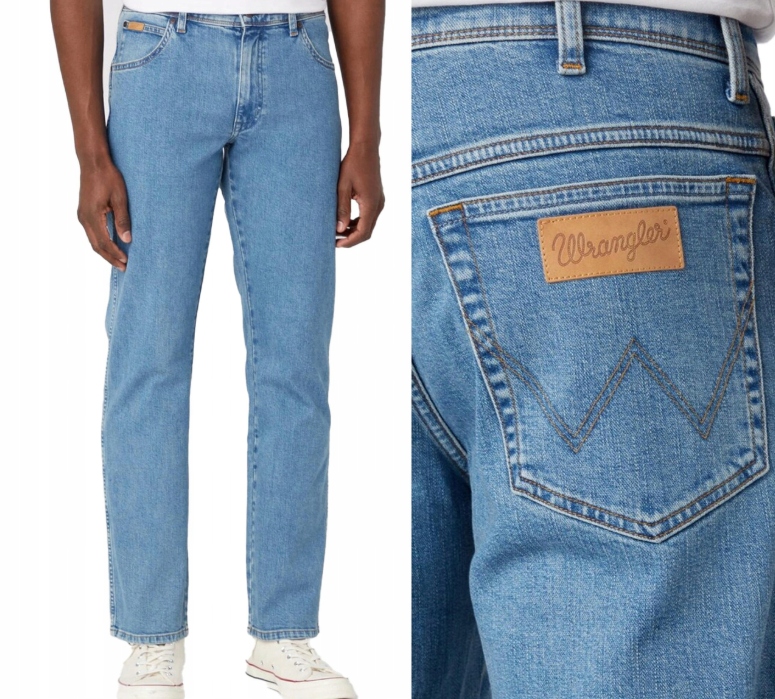 Wrangler Kalhoty Texas straight jeans rovné W32 L32