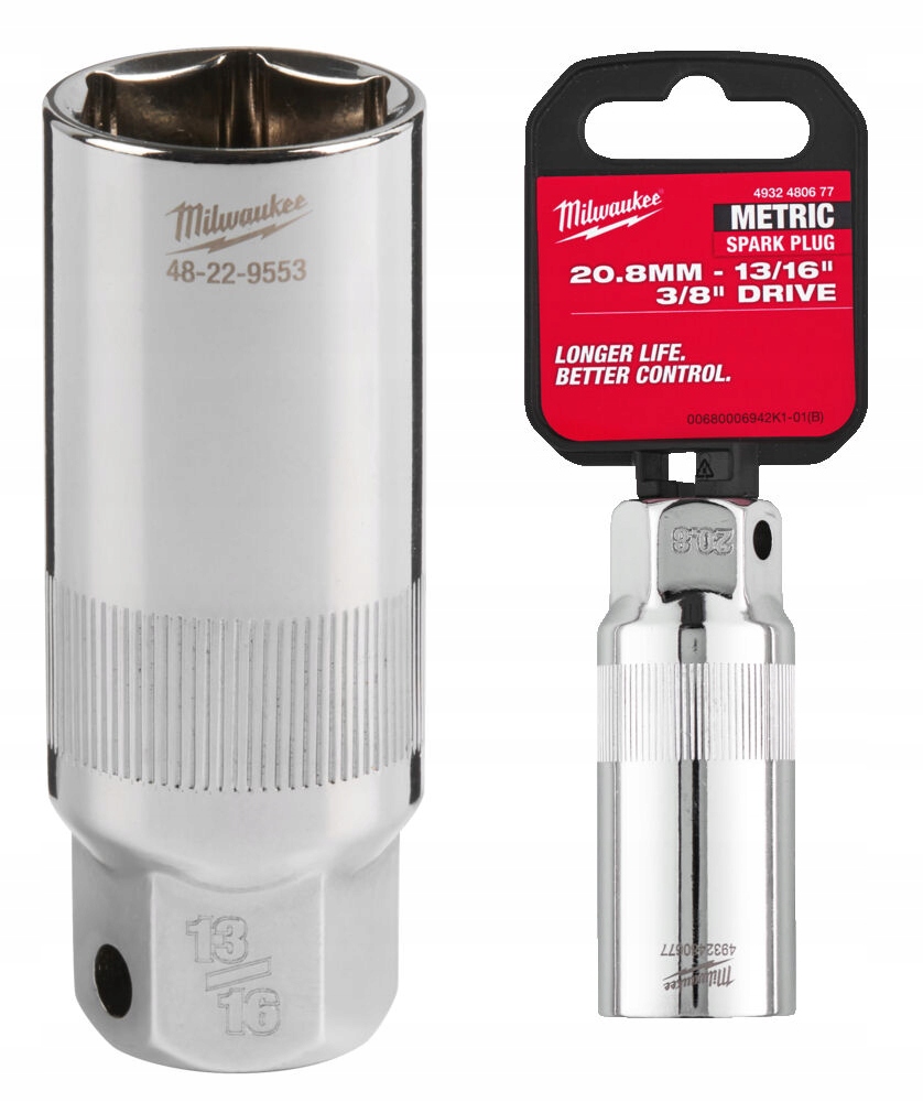 MILWAUKEE 3/8 крышка для свечей зажигания 20.8 mm