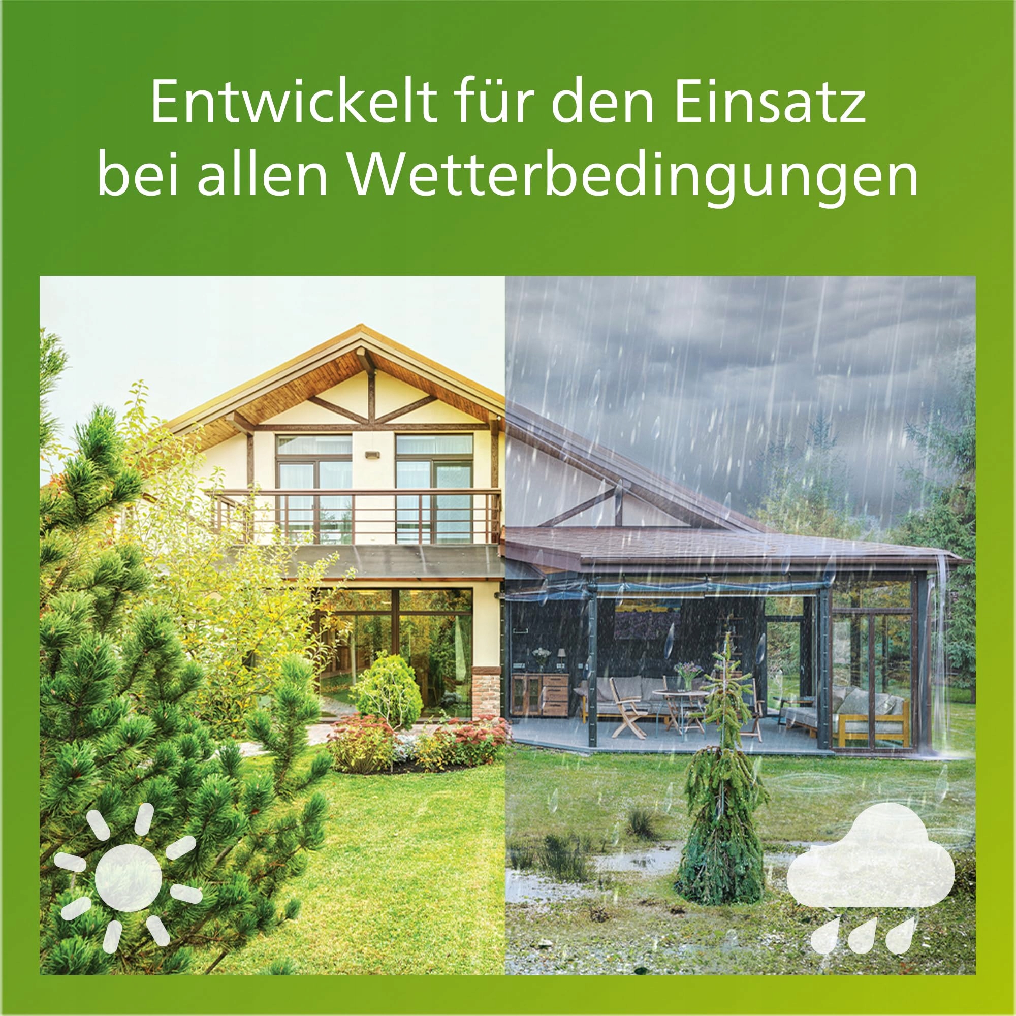 PHILIPS Outdoor Żarówka LED Zewnętrzna Ciepła Biała Jasna E27 8W 806lm — miniatura 4