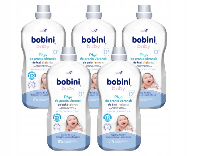 Płyn do prania Bobini Baby 5 x 1800 ml