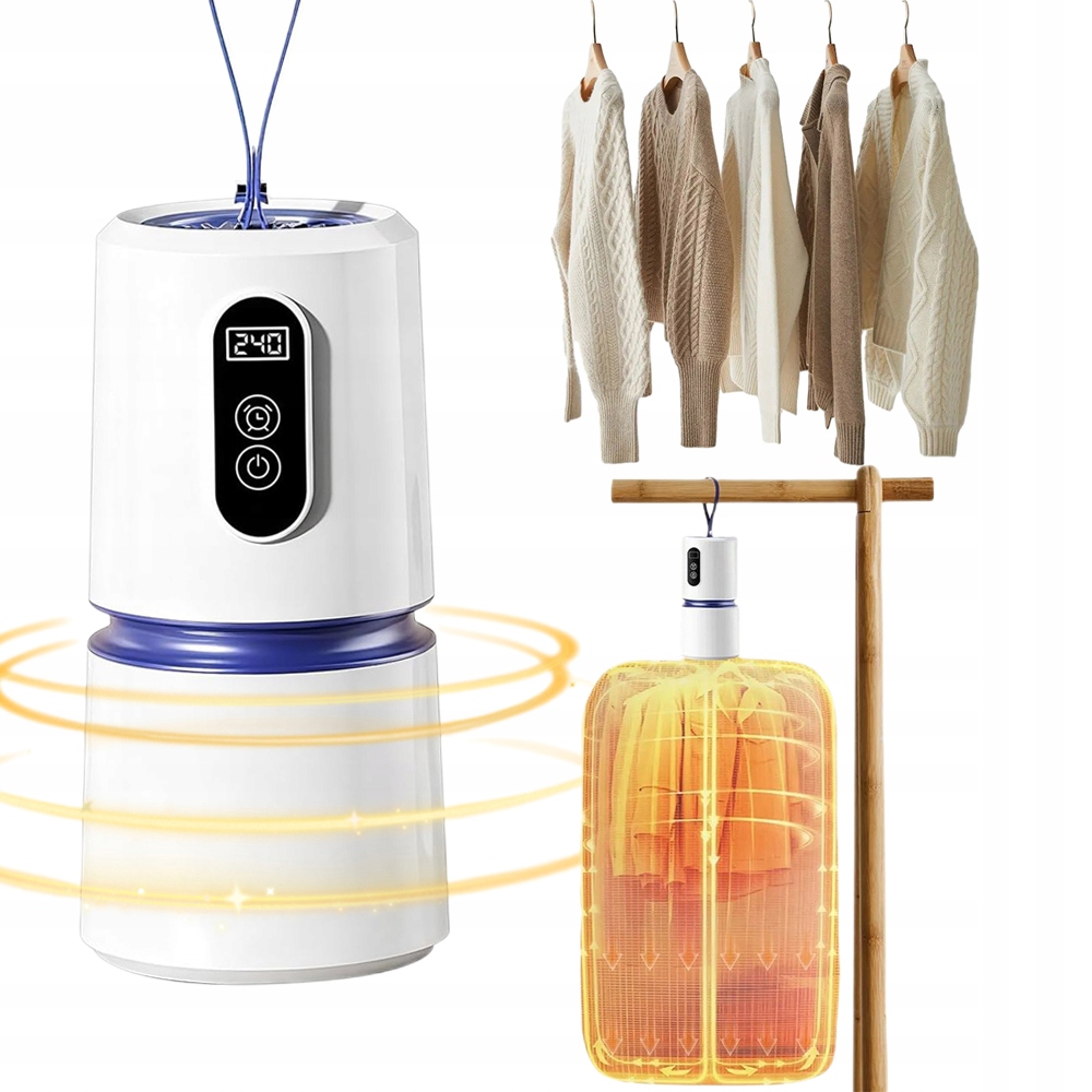 Elektrická Sušák Na Prádlo Sušák Skládací Sušák Přenosná 200 W