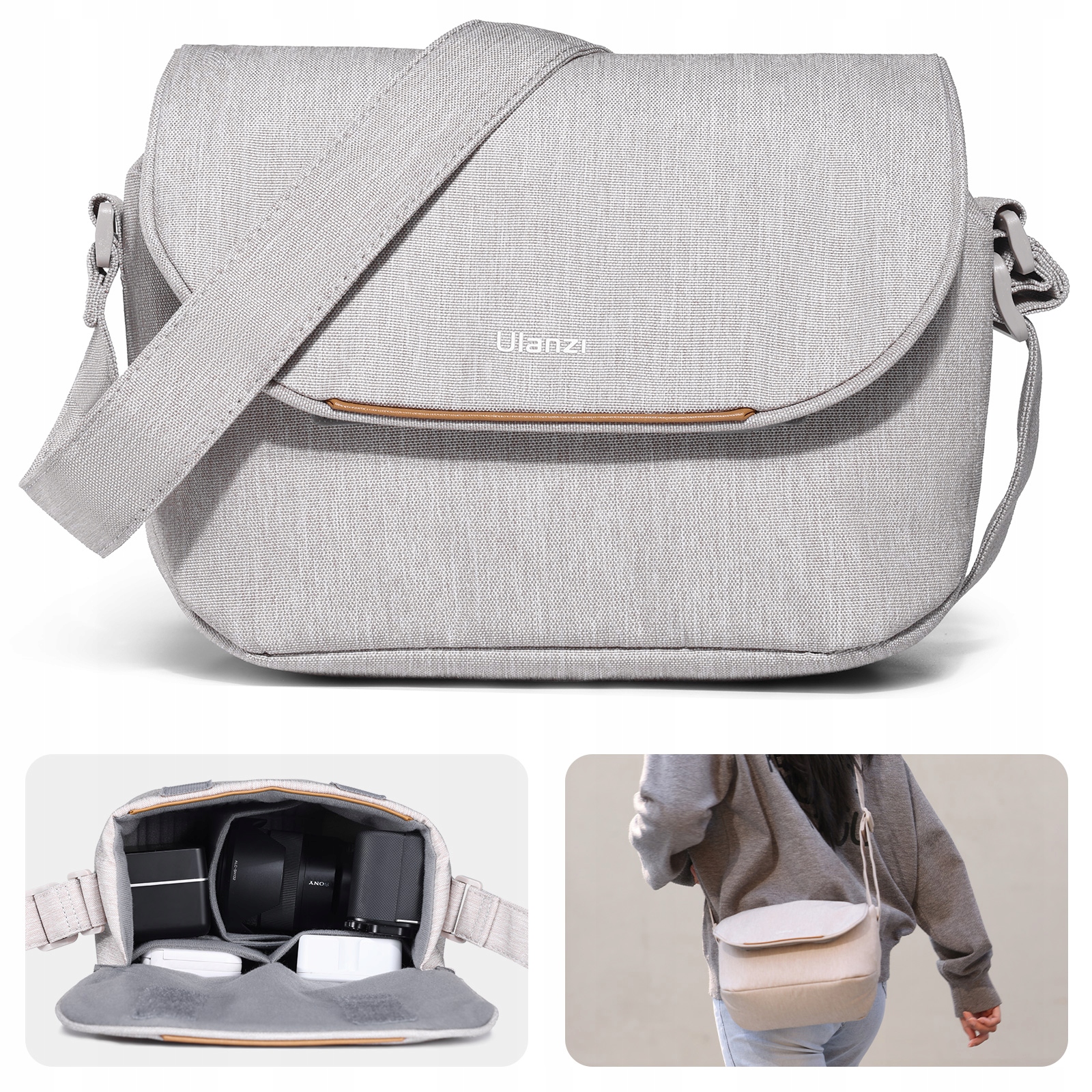 Torba Fotograficzna Futerał Ulanzi Crossbody Sling na Aparat Kamerę Telefon