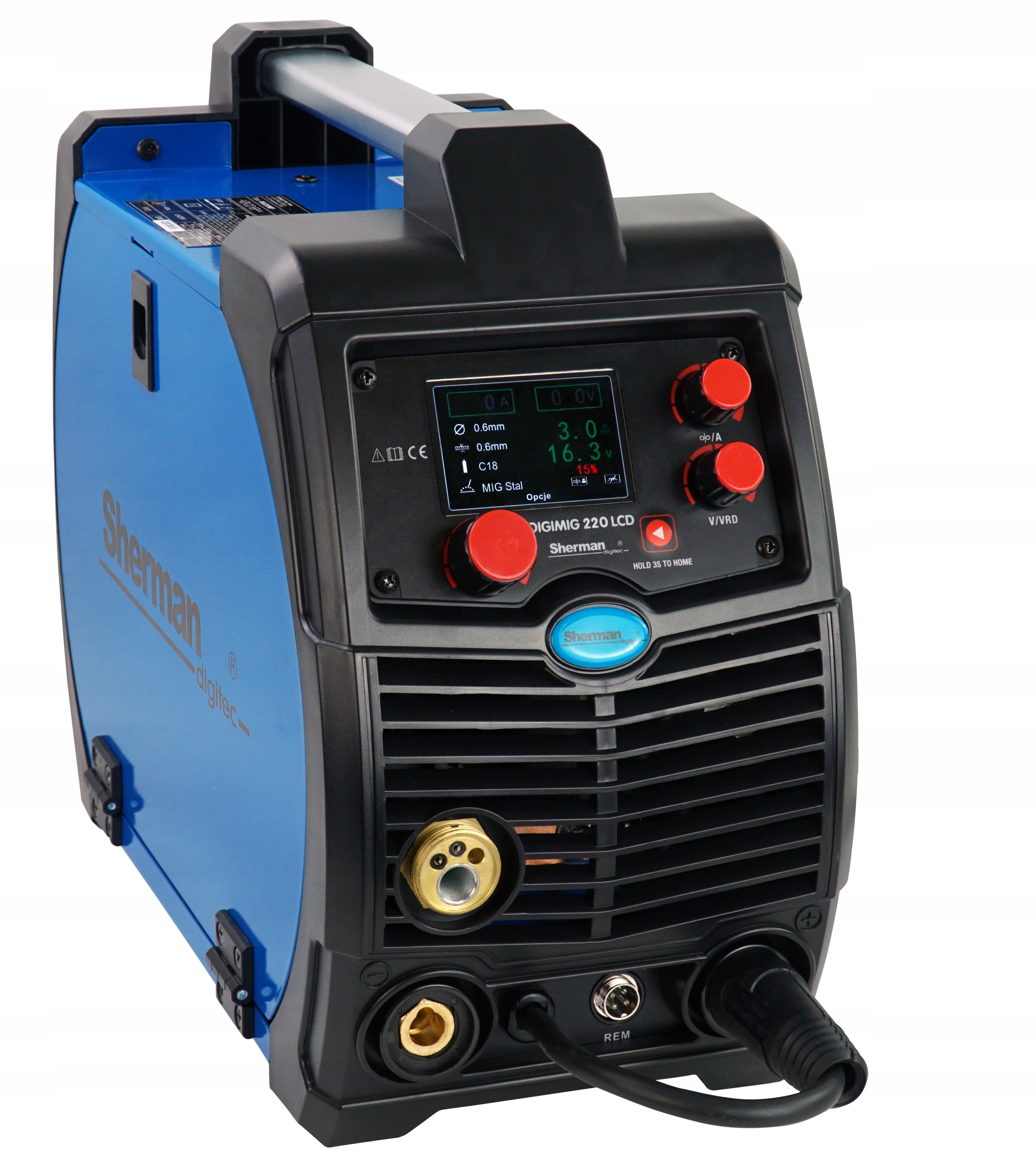 SPAWARKA migomat SHERMAN DIGIMIG 220 LCD Synergia EAN (GTIN) 5903686617751